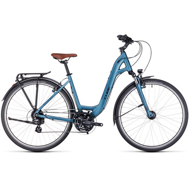 Bicicleta de paseo CUBE TOURING WAVE Azul 2023 0